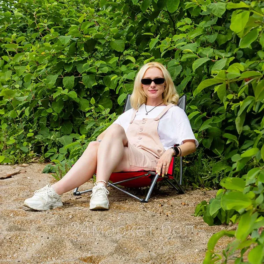 FK-SP-137 FORCEKRAFT Кресло складное для кемпинга (в разлож. виде 54х52х60см, в слож. виде 71х21см, макс. нагрузка 120кг. сумка для хранения)