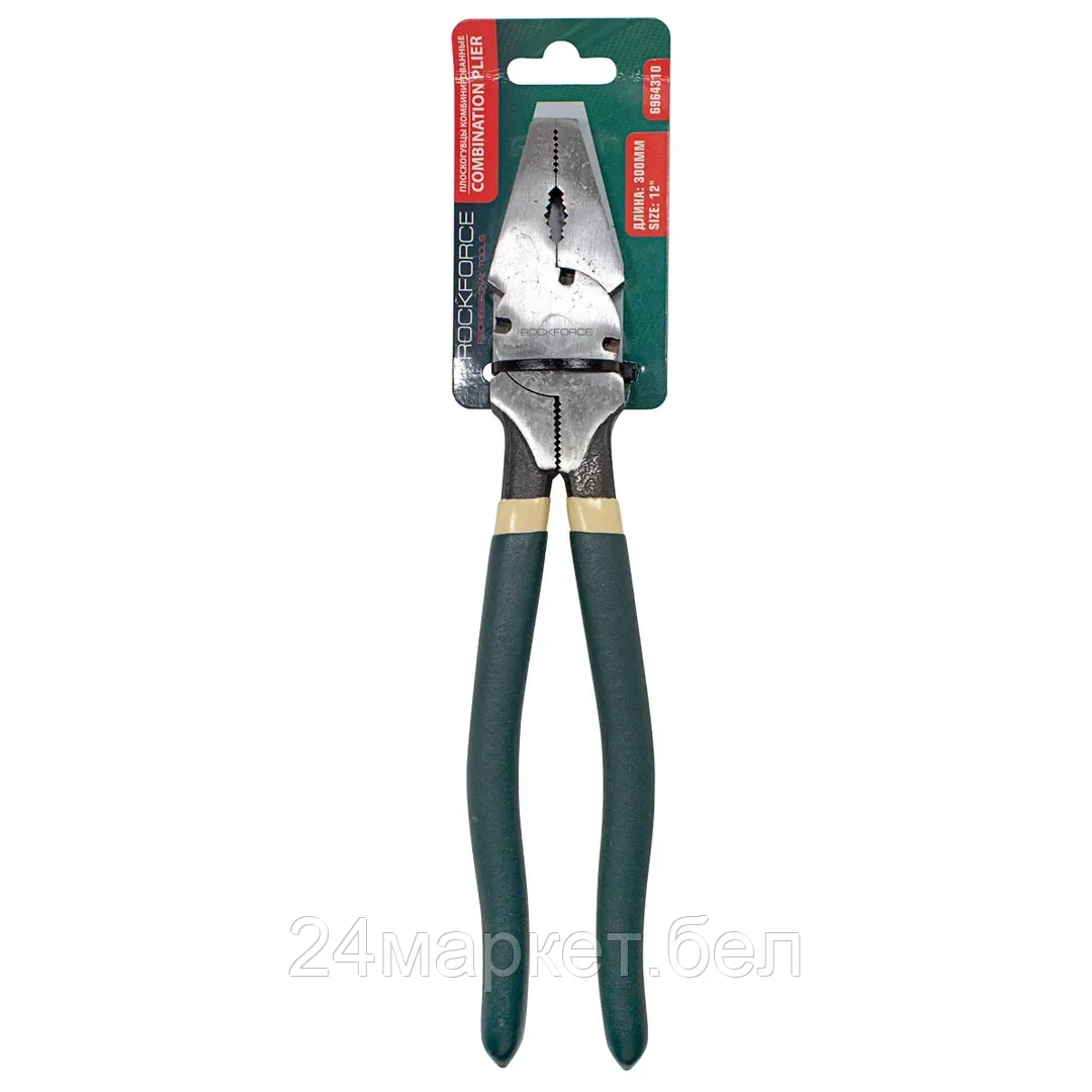 Пассатижи многофункциональные с усиленным шарнирным механизмом CR-V 12"-300мм,на блистере Rock FORCE RF-6964310