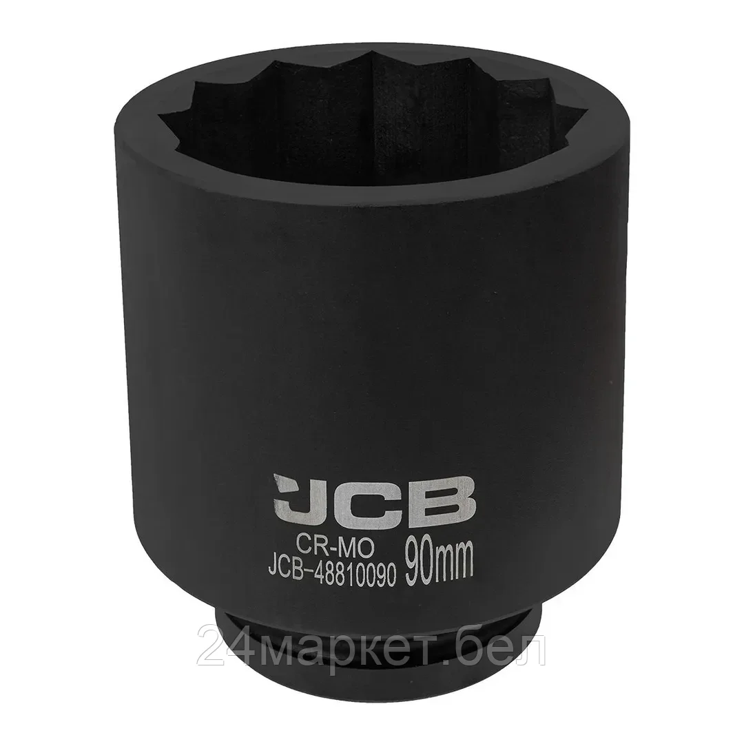 JCB-48810090 JCB Головка ударная глубокая 1'', 90мм (12гр.)