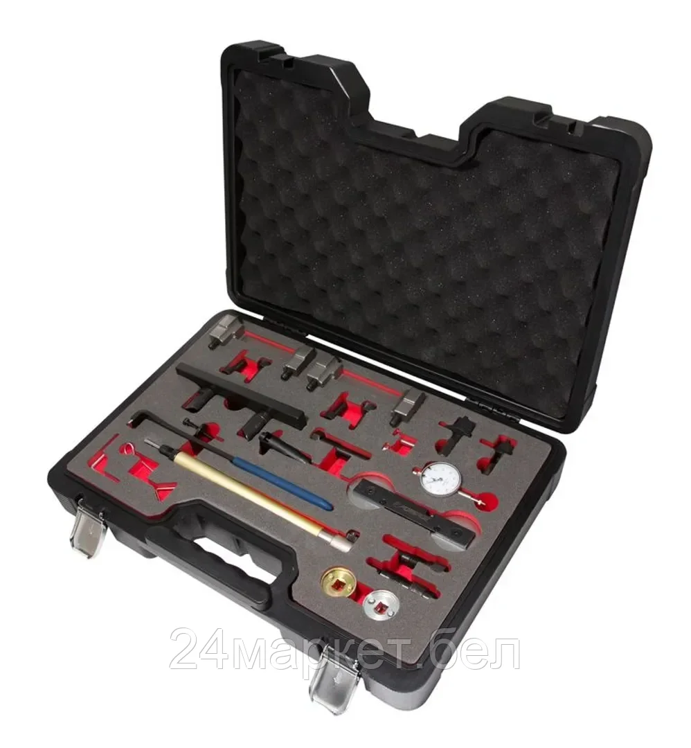 FORSAGE Набор фиксаторов для обслуживания двигателей группы VAG 25пр.(1.2, 1.4, 1.6, 2.0, 2.4, 3.2), в кейсе "Premium" Forsage F-929G2D