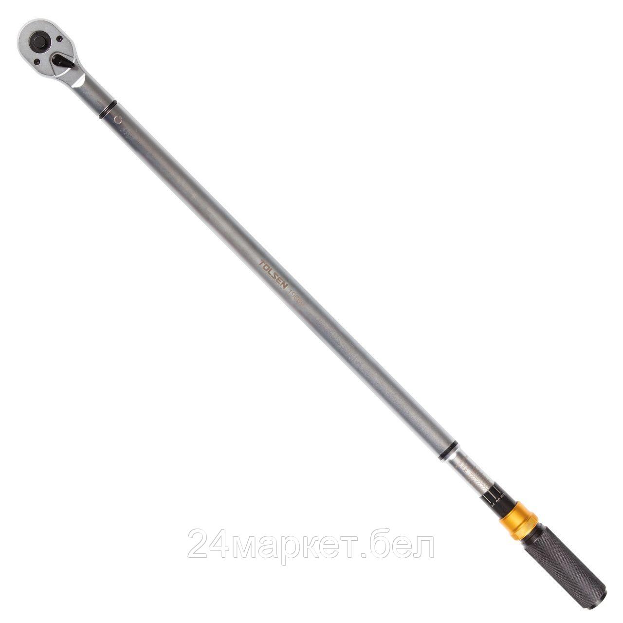 TOLSEN TT19669 TOLSEN Динамометрический ключ 3/4", 100-600 Нм, для левой и правой резьбы, кейс