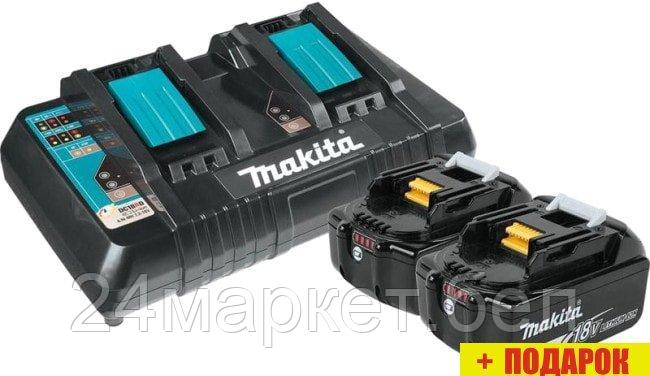 Аккумулятор с зарядным устройством Makita BL1850B + DC18RD 191L75-3 (18В/5 Ah + 7.2-18В)