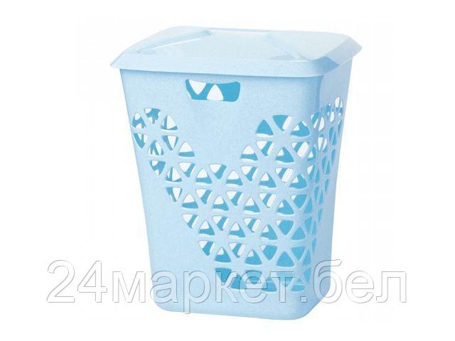 IDEA Россия Корзина для белья ВЕНЕЦИЯ 60л (голубой) (IDEA)