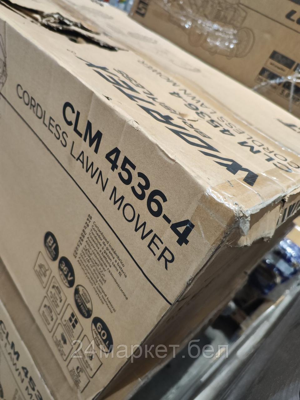 Газонокосилка аккумуляторная WORTEX CLM 4536-4 в кор. XLT SOLO БЕСЩЁТ.ДВИГ., САМОХОД., 18В+18В уце