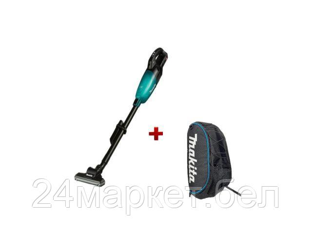 Аккум. пылесос MAKITA CL 001 GZ04 в кор. + Акция Рюкзак PGH-190100 (40.0 В, БЕЗ АККУМУЛЯТОРА, 0.73 л, самоочистка: нет) CL001GZ04A1