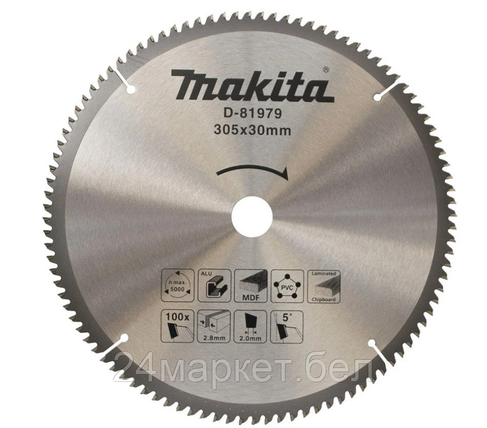 Диск пильный 305х30 мм 100 зуб. универсальный MAKITA