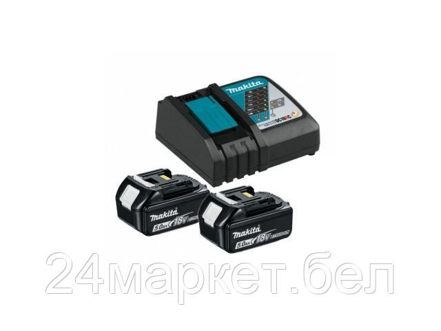 MAKITA Китай Комплект аккумулятор 18.0 В BL1850B 2 шт. + зарядное устройство DC18RC в кор. (MAKITA)