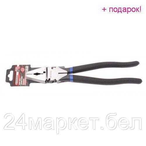 FORSAGE Пассатижи многофункциональные с усиленным шарнирным механизмом CR-V 12"-300мм, на пластиковом держателе Forsage F-6964310