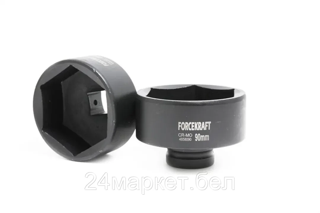 Головка ударная 1", 90мм (6гр.) FORCEKRAFT FK-4858090