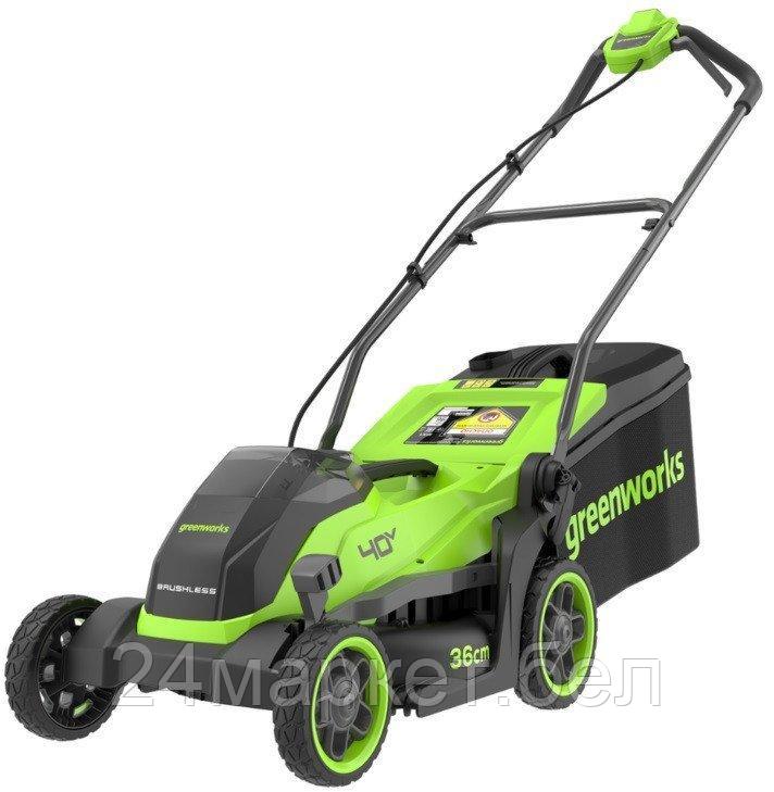 Газонокосилка Greenworks GD40LM361 2520807 (без АКБ)