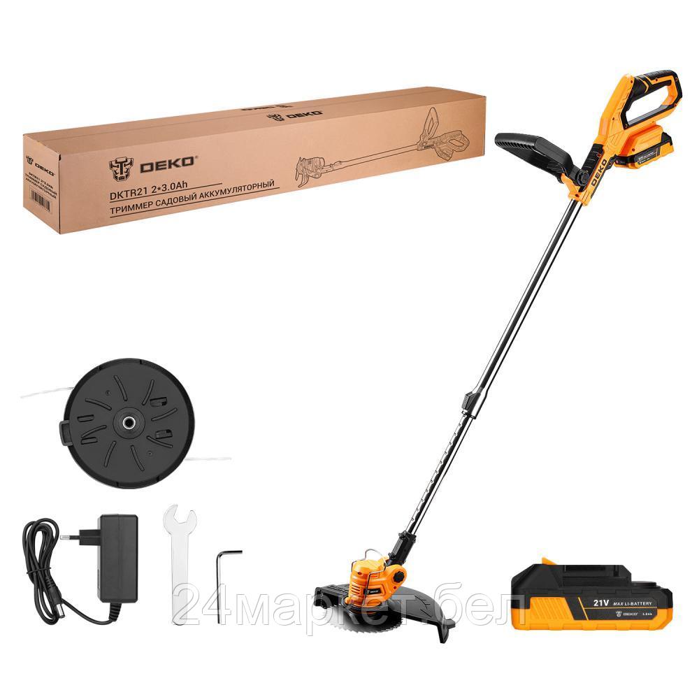 Триммер Deko DKTR21 Max 063-4239-1 (с 2-мя АКБ)