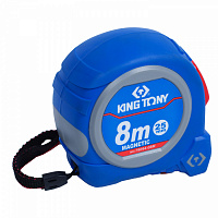 KING TONY 79094-08M KING TONY Рулетка измерительная 8 м, магнитный крюк