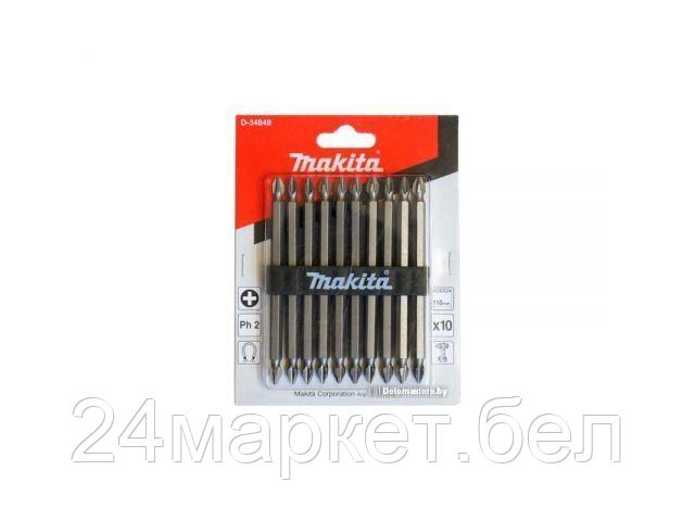 MAKITA Китай Насадка двусторонняя PH2, 110 мм, E-form (MZ) MAKITA 10 шт.