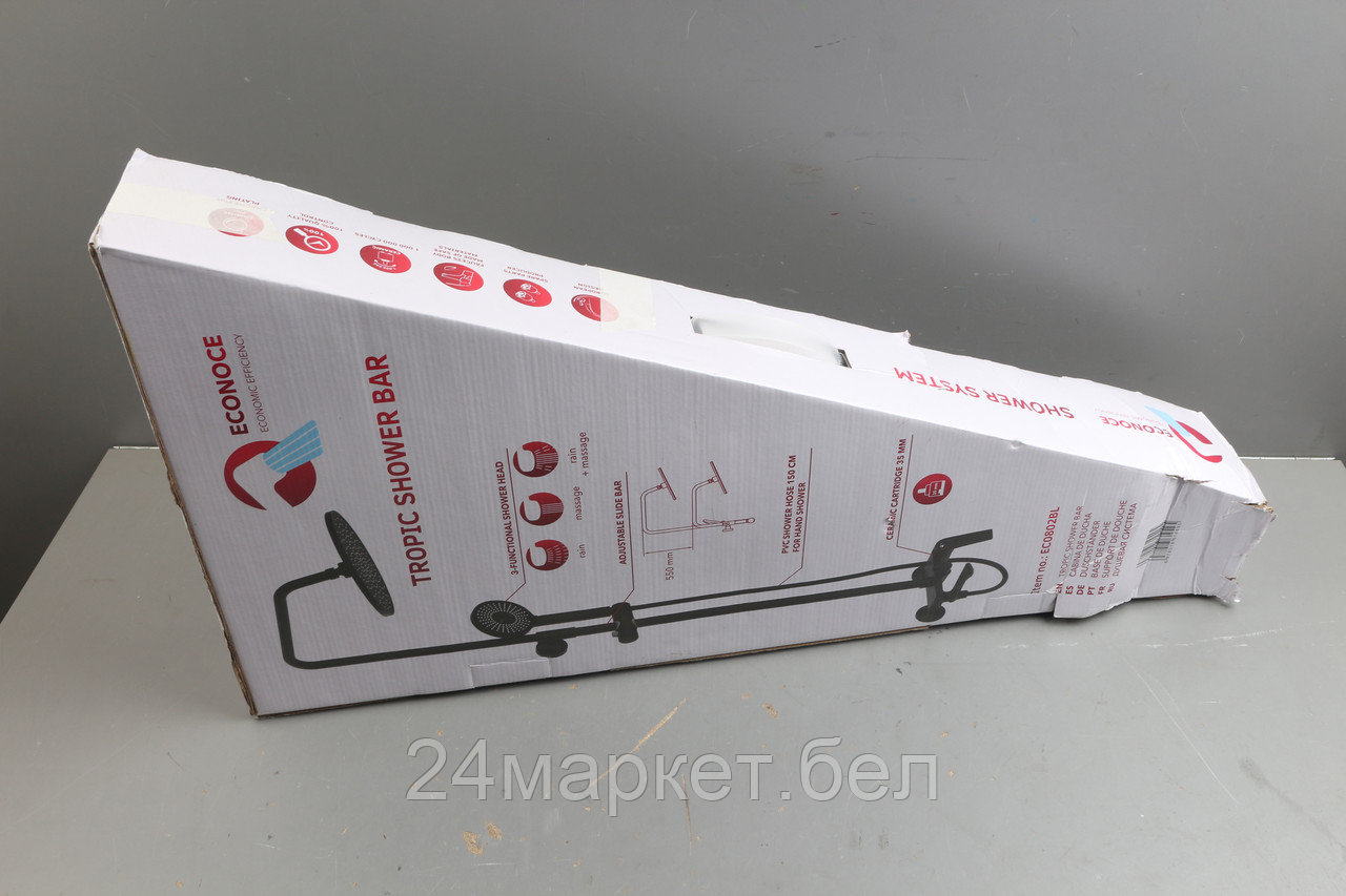 Душевая система D35-A черный, серия 800 ECONOCE уцененный (1890570650)