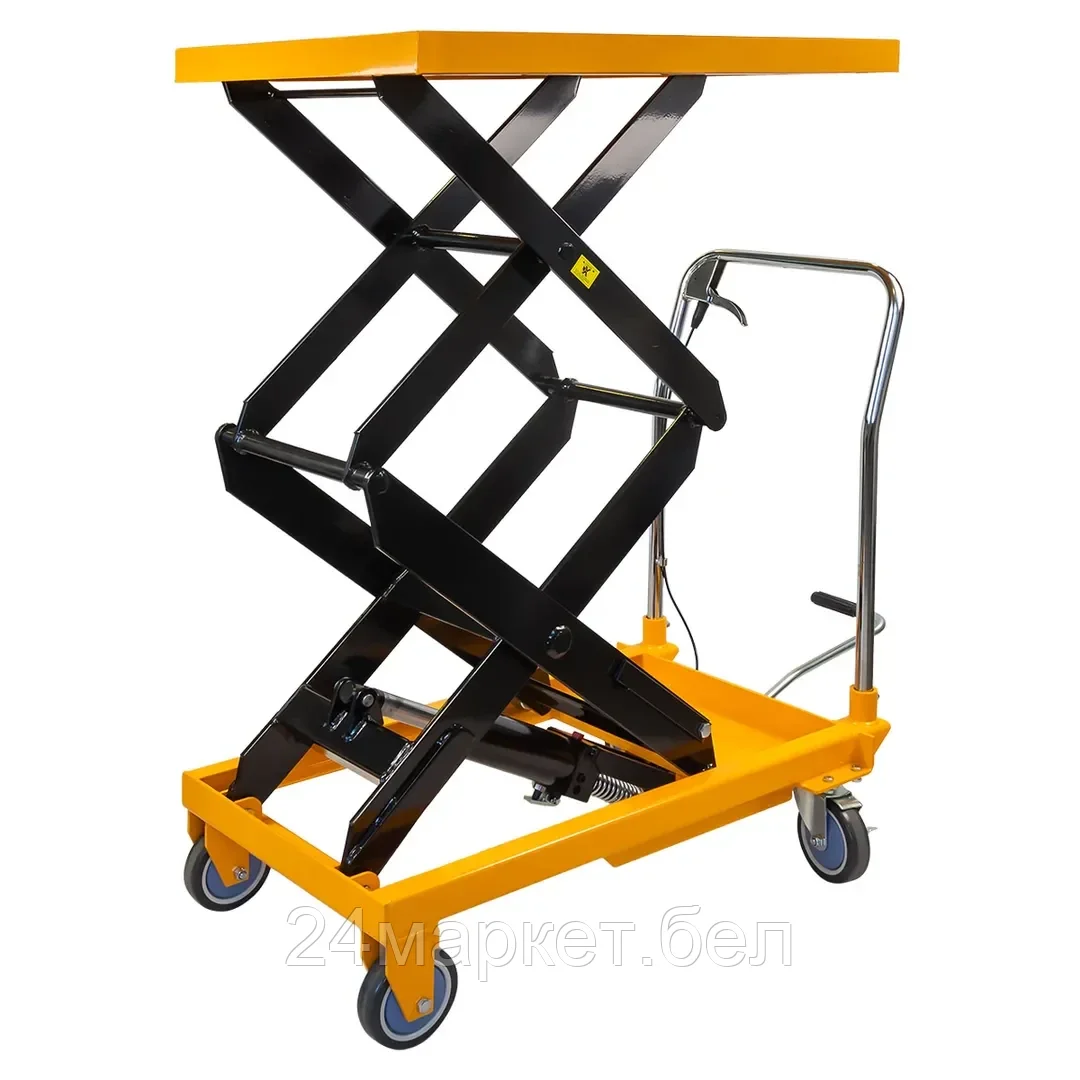 JCB-TP04001 JCB Тележка для перевозки агрегатов гидравлическая г/п 300кг (h min 350мм, h max 1285мм, платформа 820х520мм)