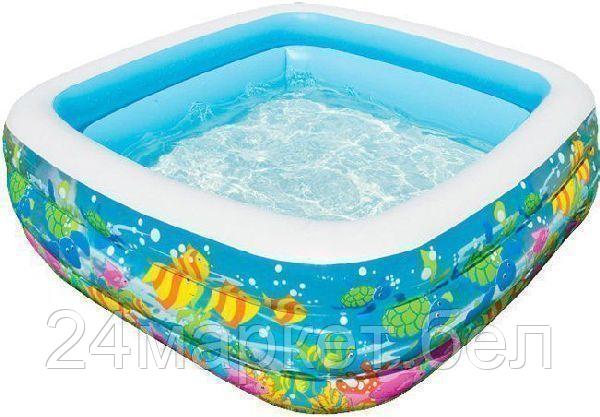 Надувной бассейн Intex Clearview Aquarium 159х159х50 (57471)