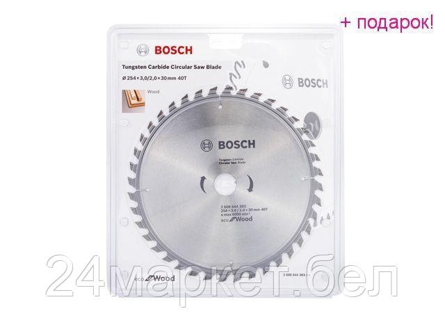 BOSCH Китай Диск пильный 254х30 мм 40 зуб. по дереву ECO WOOD BOSCH (твердоспл. зуб)