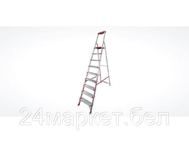 Новая Высота Россия Лестница-стремянка алюм. проф. 191 см 9 ступ. 9,1кг NV500 Новая Высота (с лотком-органайзером, макс. нагрузка 225кг)