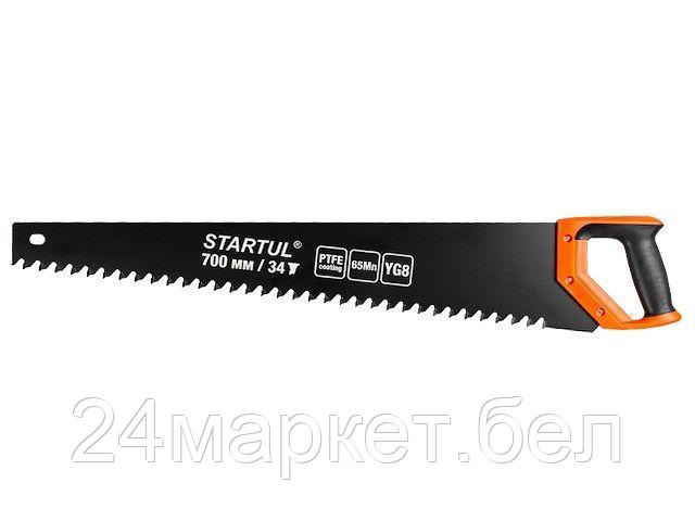 STARTUL Китай Ножовка по газобетону 700мм 34 зуба с напайками STARTUL PROFI (ST4088-34) (по пенобетону)