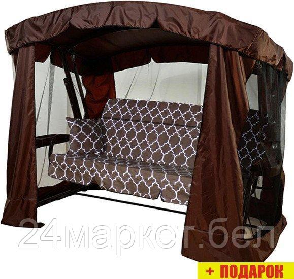 Садовые качели МебельСад Мадагаскар Премиум с360