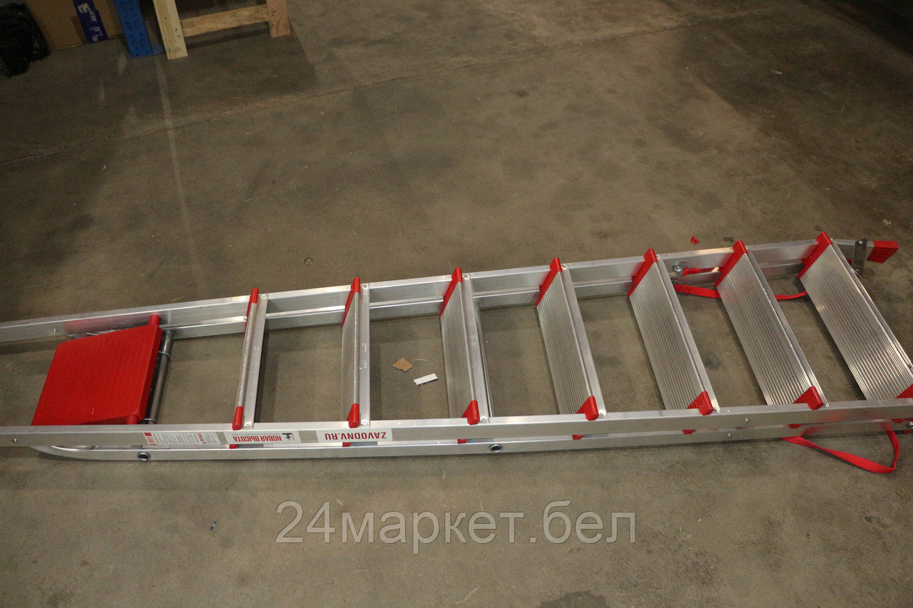 Лестница-стремянка алюм. проф. 173см 8 ступ. 9,4кг NV3118 Новая Высота уцененный (0042710751)