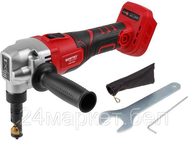 Аккум. ножницы высечные WORTEX CNB 1825 XLT SOLO БЕСЩЕТ., 18 В, 900-2000 ход/мин, до 2,5 мм (сталь до 1.8 мм, 1.7 кг) 1318928