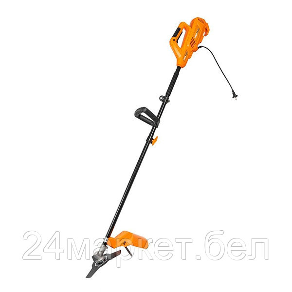 Триммер электрический, 2000 Вт, ширина скоса 380 мм, D-образная рукоятка, разъемная, нож+леска (MET-2000B)