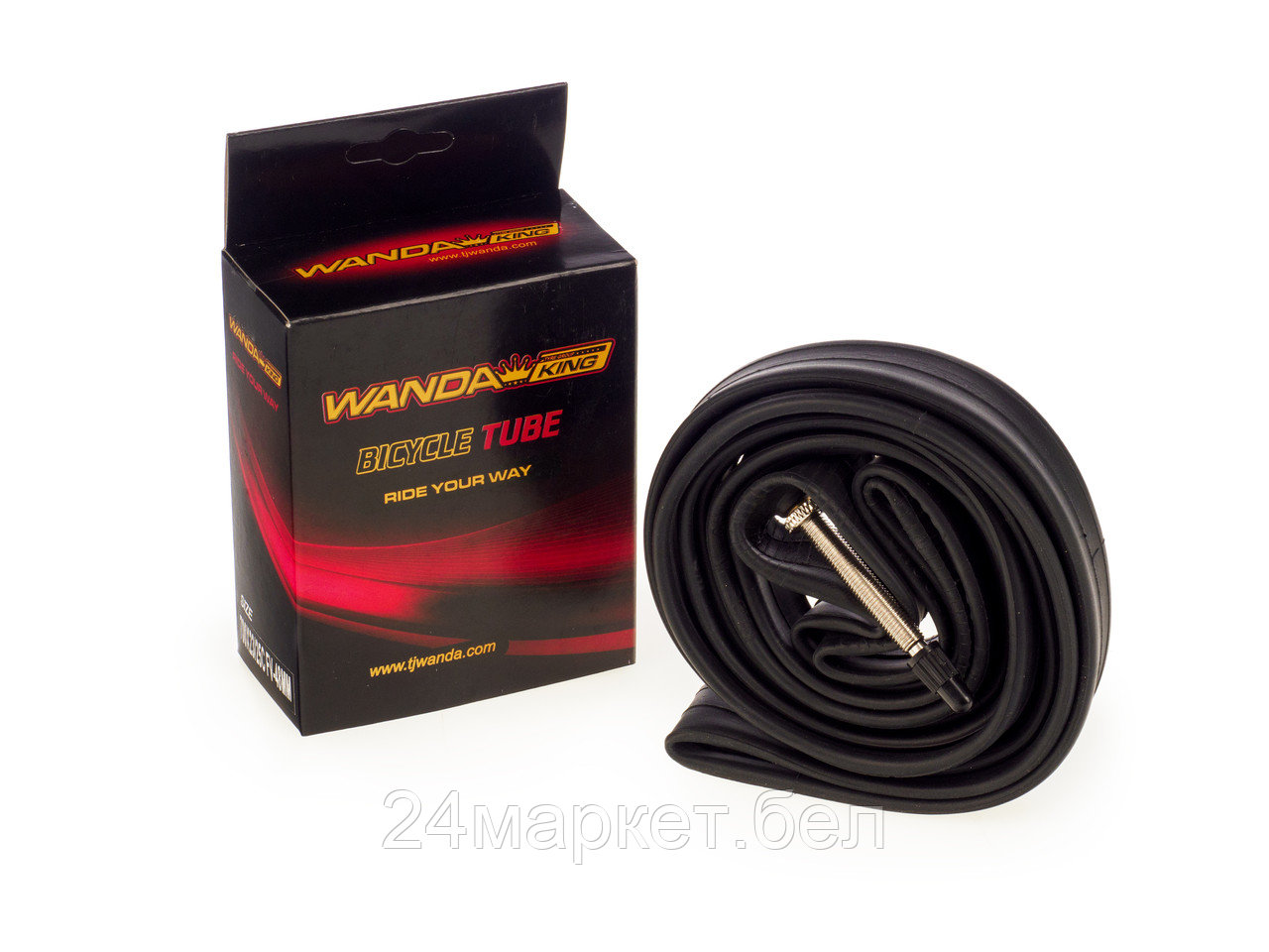 Велосипедная бутиловая камера 700x23C/25C FV-48MM, WD70025FV Wanda