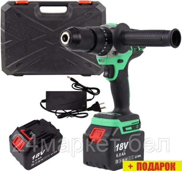 Ударная дрель-шуруповерт Zitrek Green Impact 18V 063-4046 (с 2-мя АКБ, кейс)
