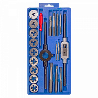 МАСТАК 351-00021C МАСТАК Набор метчиков и плашек HSS M3-M12, кейс, 21 предмет