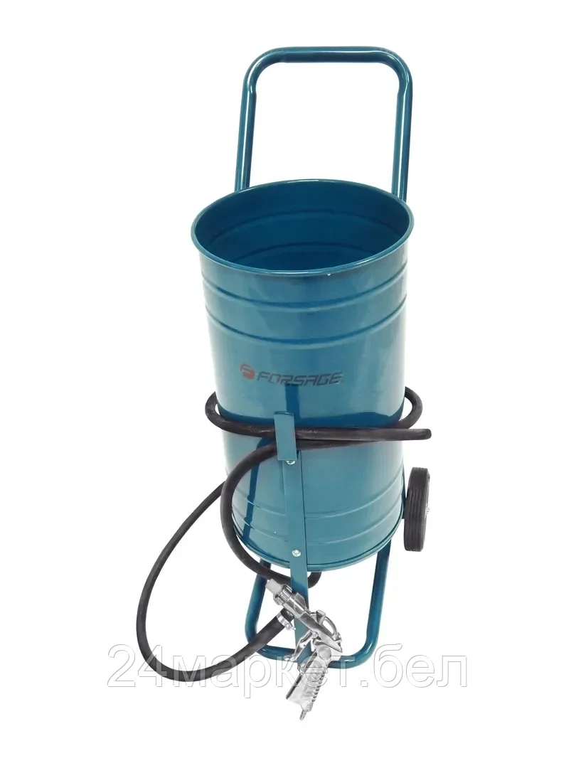 FORSAGE Передвижной пескоструйный аппарат инжекторного типа (бак 19л, 170-566л/мин, 4-8,5атм) Forsage F-90SFSB