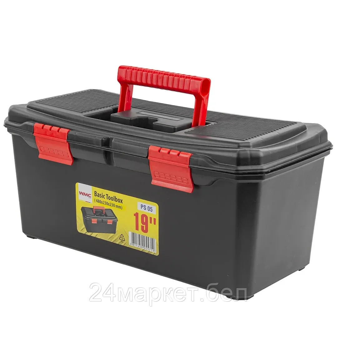 Ящик пластмассовый 19", 480x230x230мм WMC TOOLS WMC-PS.05