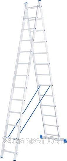 Лестница-стремянка СибрТех 97913 2x13 ступеней