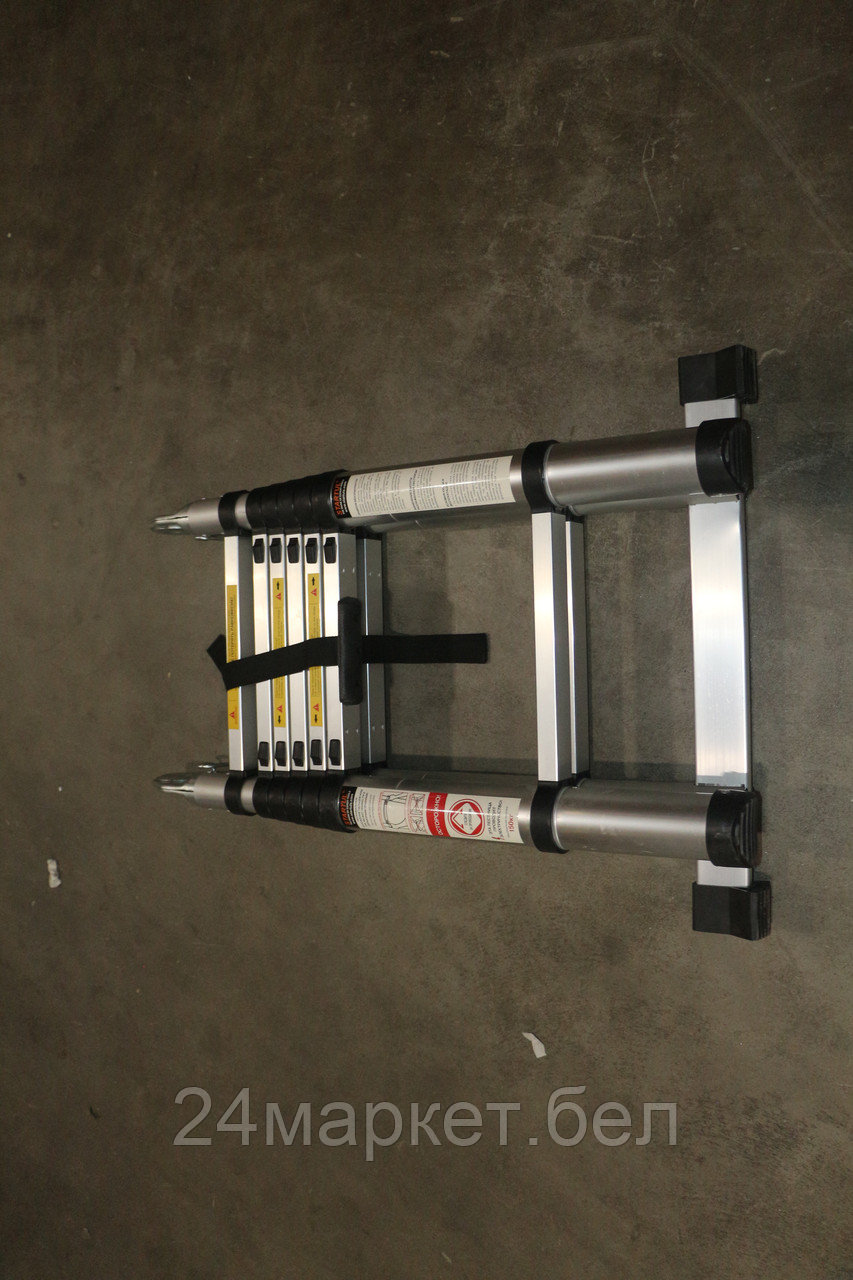 Лестница телескопическая 2-х секц. алюм. 209/440см, 2х7 ступ. 15кг STARTUL (ST9733-044) уцененный