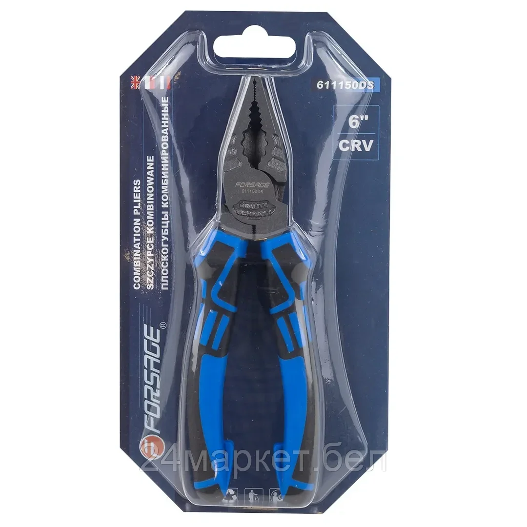 Плоскогубцы комбинированные 150мм Forsage F-611150DS