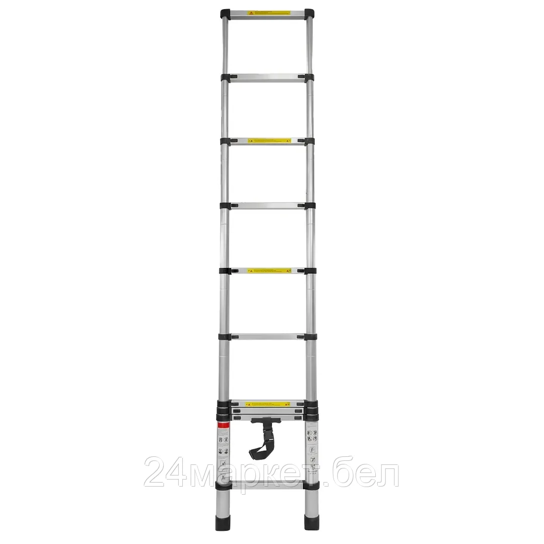 Лестница телескопическая односекционная 2.9м FORCEKRAFT BL-T290