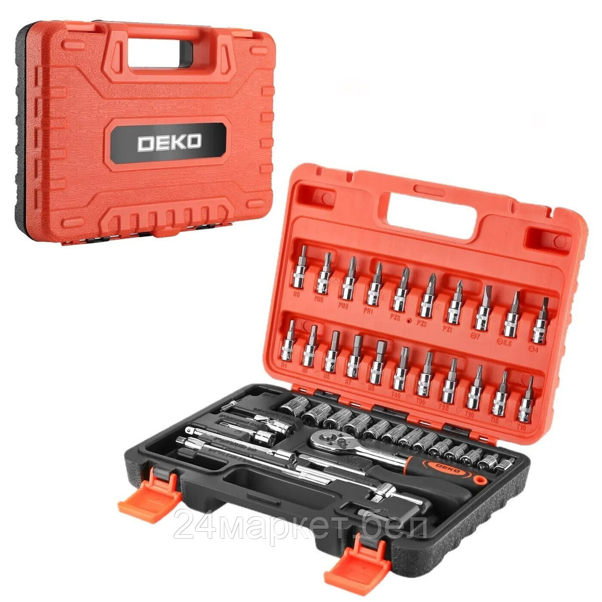 Универсальный набор инструментов Deko DKMT46 (46 предметов)
