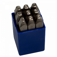 KING TONY 11509SQ05 KING TONY Набор ударных клейм 5 мм, цифры, 9 предметов, хвостовик HRC 40