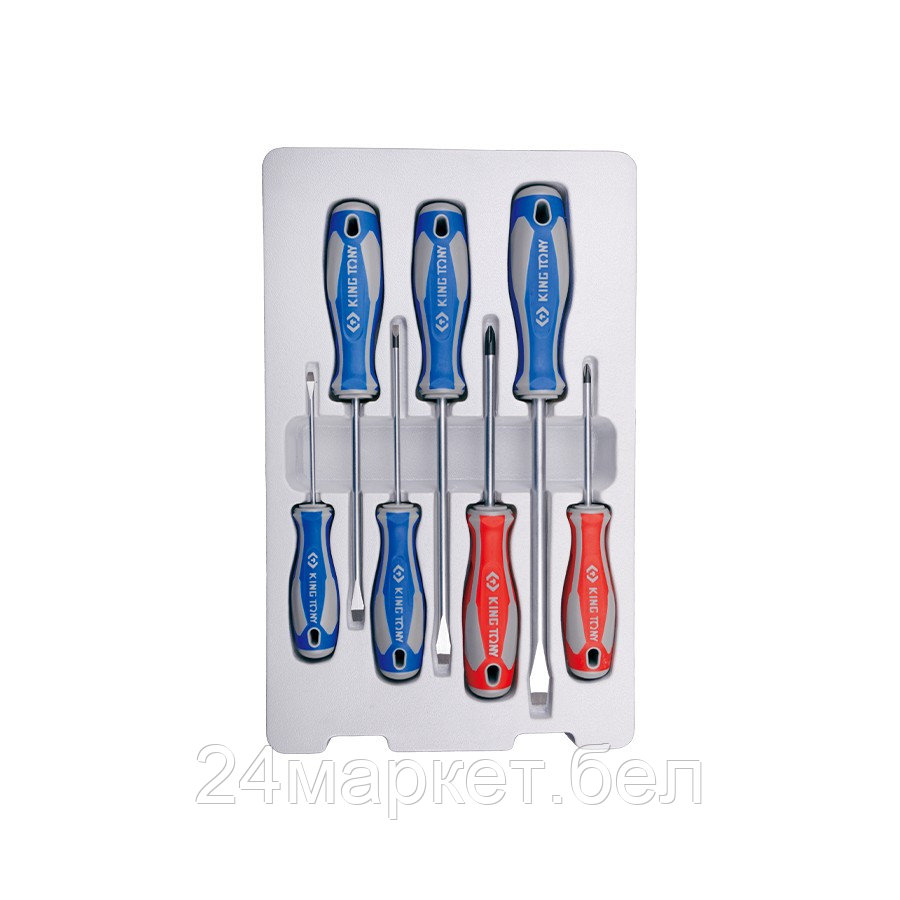 KING TONY 30117MR KING TONY Набор отверток, 7 предметов, 30117MR