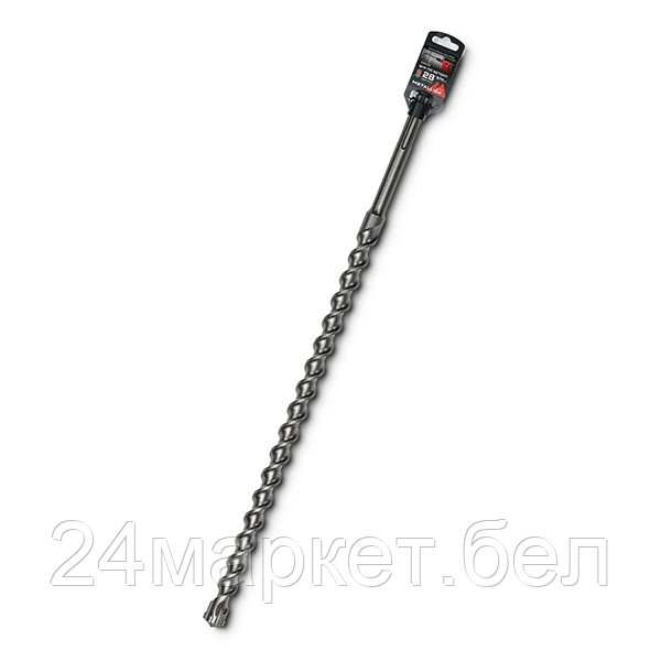 Бур по бетону SDS-max METALLICA Ultra 28 х670/530 мм, Х-напайка, 2 спирали (906170)
