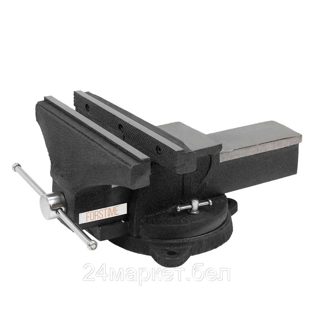 FT-6540110 FORSTIME Тиски стальные поворотные с наковальней 10" (250мм)