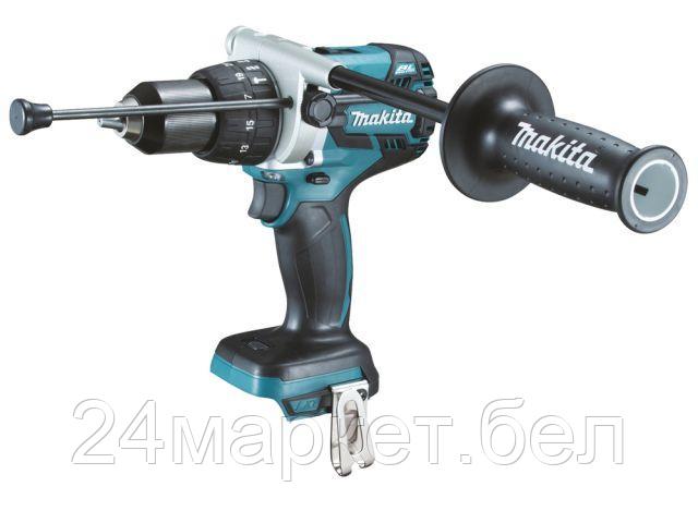 Аккум. ударная дрель-шуруповерт MAKITA LXT DHP 481 Z + MAKPAC (18.0 В, БЕЗ АККУМУЛЯТОРА, 2 скор., 115 Нм, шурупы до 10 мм, сверление в металле до 13 мм) DHP481ZJ