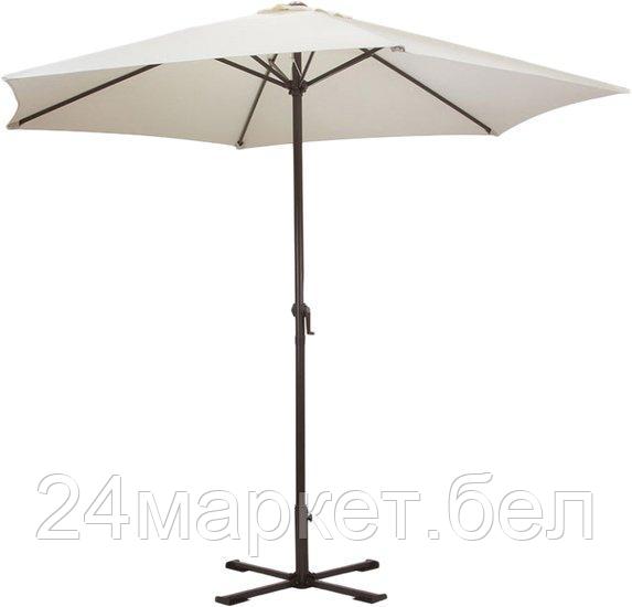 Садовый зонт Ecos GU-01 (c подставкой, бежевый)