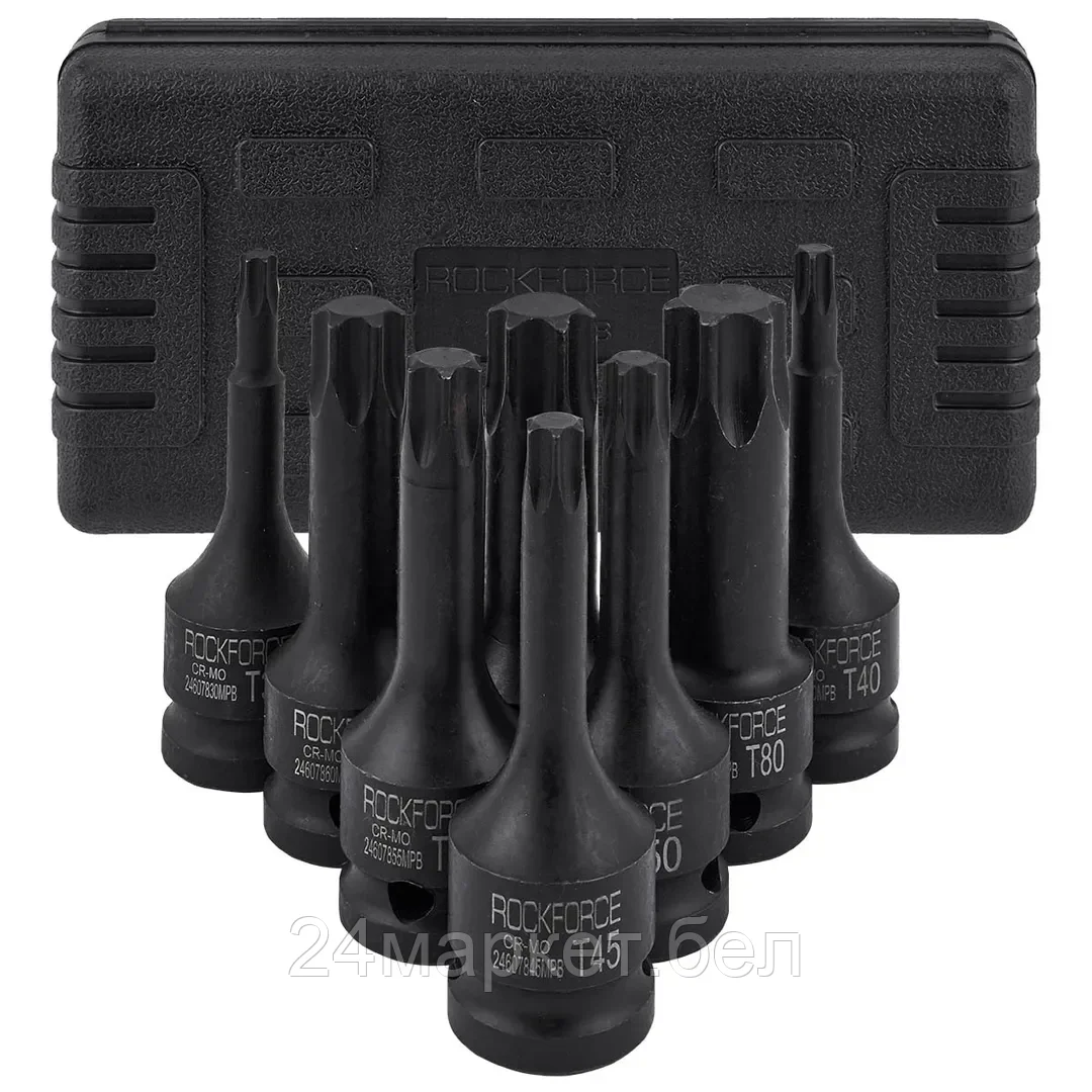 Набор торцевых головок RockForce RF-4088MPB (8 предметов)
