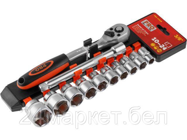 Набор трещотка с головками Startul Pro-41438 (12 предметов)