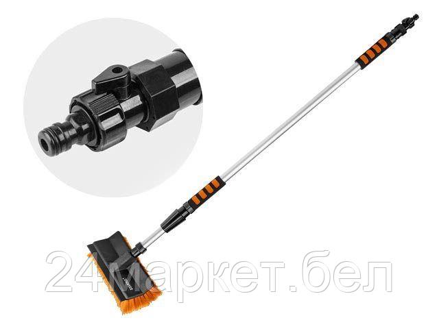 STARTUL Китай Щетка для мытья 125-207см телескоп. STARTUL PROFI (ST9077-02) (с подачей воды)