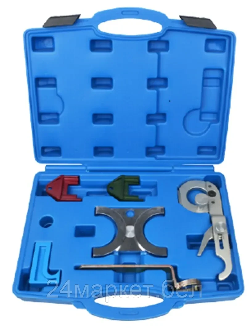 Rock FORCE Набор фиксаторов для обслуживания двигателей SAAB, Opel Vauxhall 7пр.(2.5, 2.6, 3.0, 3.2 V6), в кейсе Rock FORCE RF-905G3