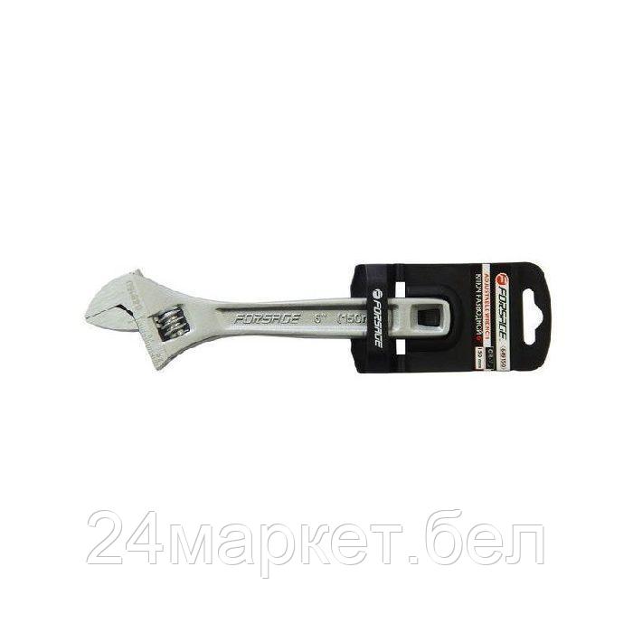 FORSAGE Ключ разводной Profi CRV 10"-250мм (захват 0-30мм), на пластиковом держателе Forsage F-649250