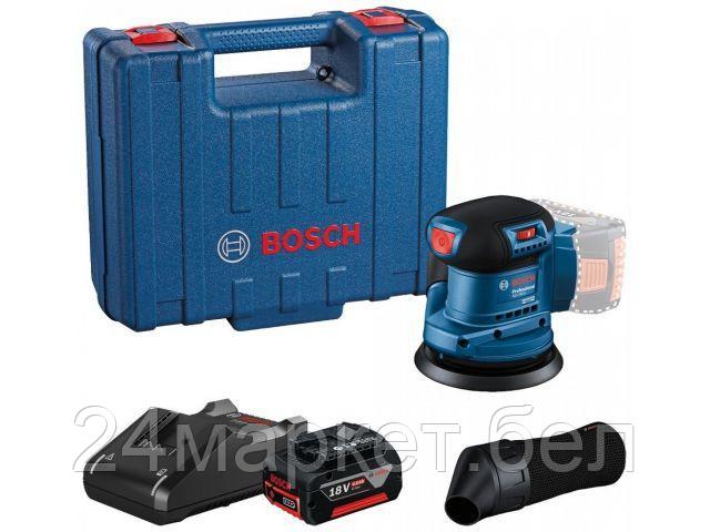 Эксцентриковая шлифмашина BOSCH GEX 185-LI PROFESSIONAL в чем. (,125 мм, 6000 - 10000 кол/мин, регул. об.) 06013A5021