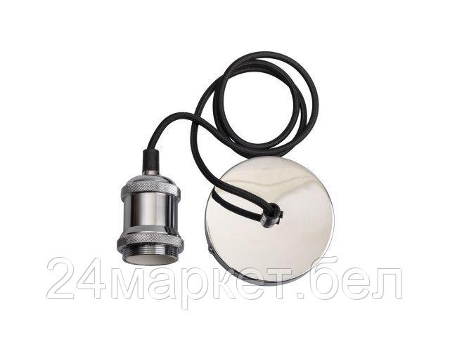 JAZZWAY Китай Светильник декоративный RETRO PLC 01 E27 230V/1M ELECTROSILVERING (патрон с проводом) JAZZWAY (, нейтральный белый свет)